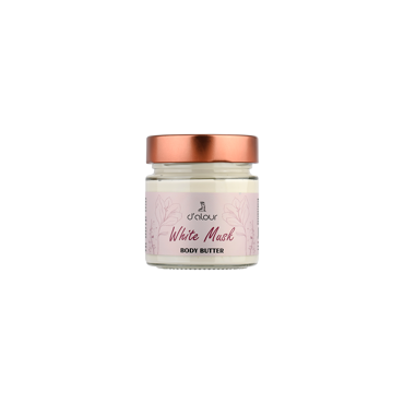 d’alour Body Butter White Musk Ενυδατικό Βούτυρο Σώματος με μη Λιπαρή Κρεμώδη Υφή για Απαλή Επιδερμίδα και Άρωμα που Διαρκεί 200ml